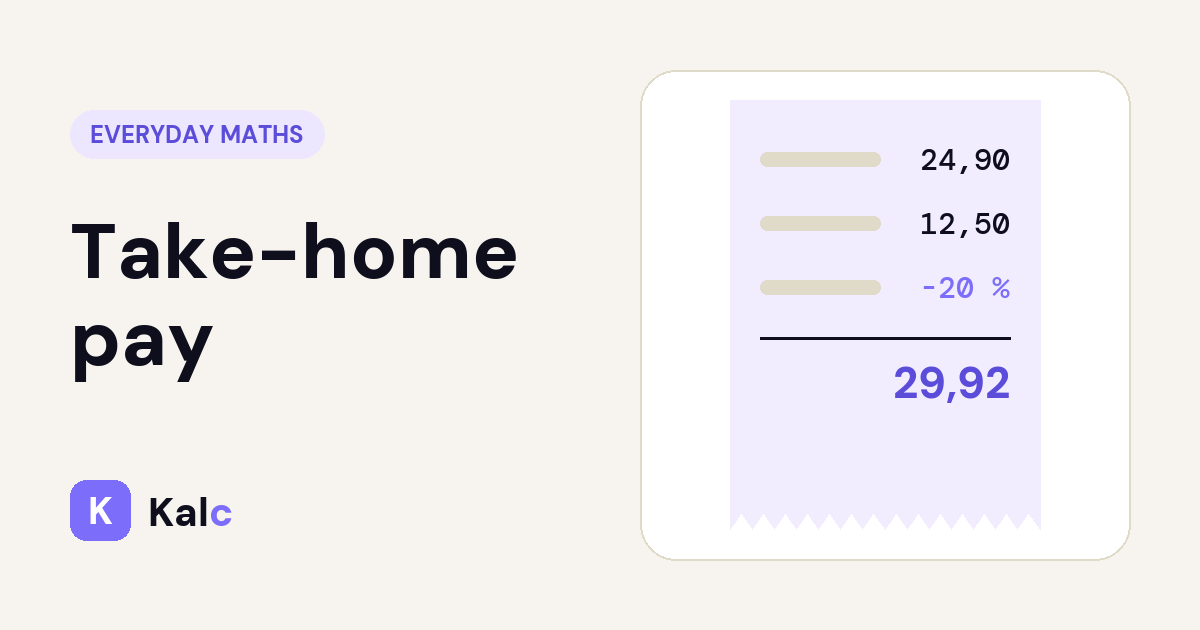 Take-home pay