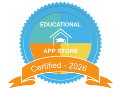 Educational App Store Certified, rated 5 out of 5