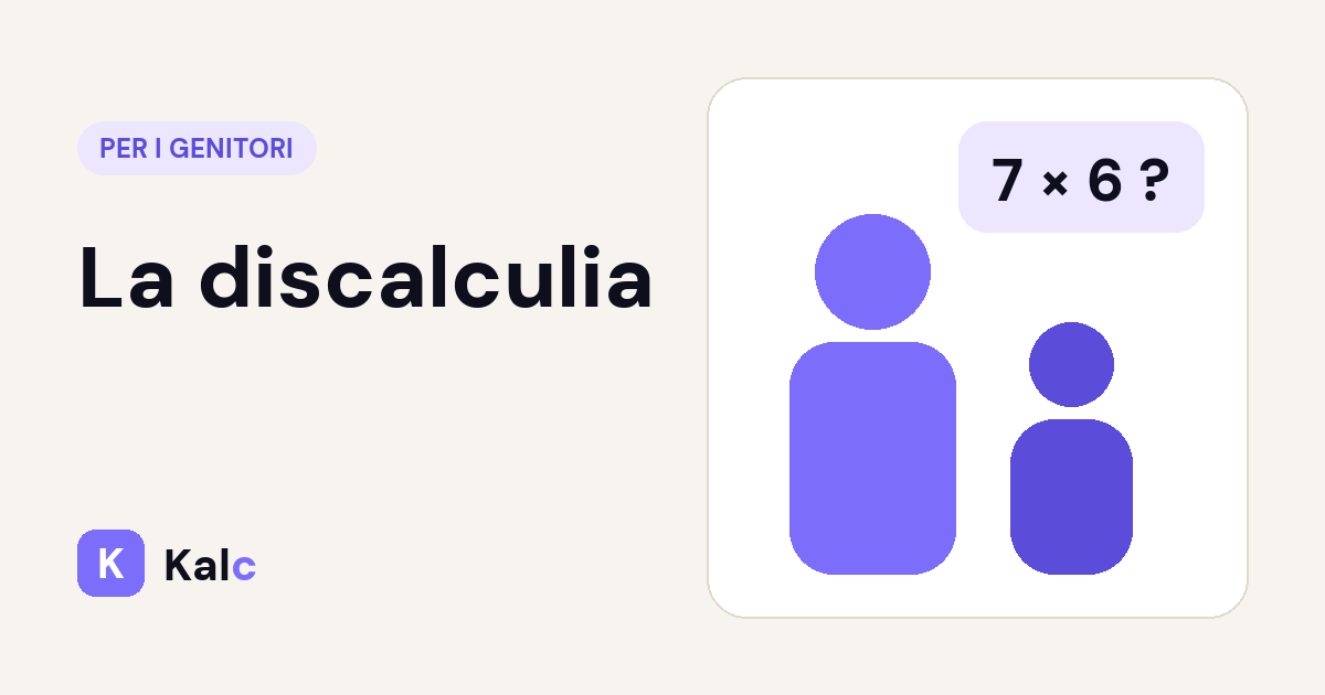 La discalculia